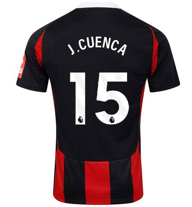 fulham 2425 adult away shirt – 15 jorge cuenca – adi01074-02 Fulham Kits | Top Collection For Every Supporter