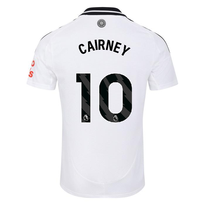 fulham 2425 adult home shirt  – 10 tom cairney – adi01008-02 Fulham Kits | Top Collection For Every Supporter