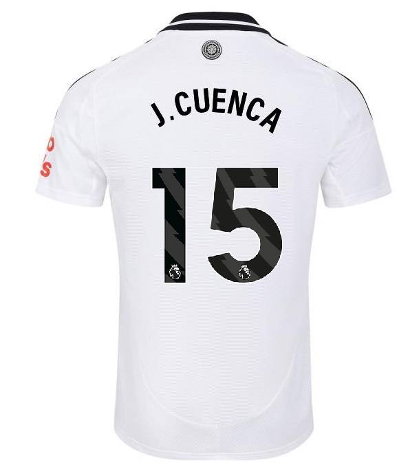 fulham 2425 adult home shirt  – 15 jorge cuenca – adi01008-02 Fulham Kits | Top Collection For Every Supporter