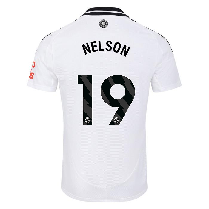 fulham 2425 adult home shirt  – 19 reiss nelson – adi01008-02 Fulham Kits | Top Collection For Every Supporter