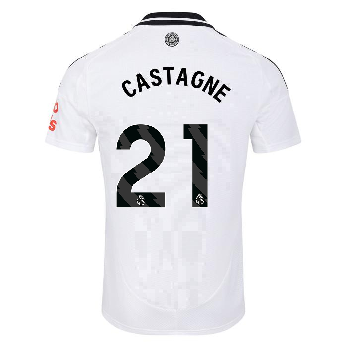 fulham 2425 adult home shirt  – 21 timothy castagne – adi01008-02 Fulham Kits | Top Collection For Every Supporter