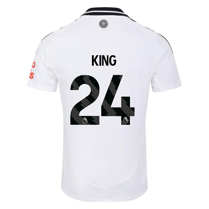 fulham 2425 adult home shirt  – 24 josh king – adi01008-02 Fulham Kits | Top Collection For Every Supporter