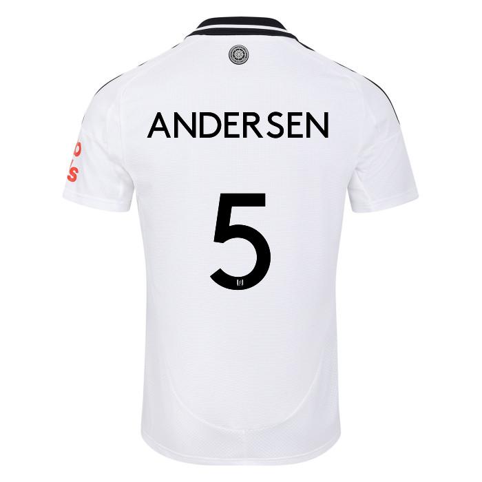 fulham 2425 adult home shirt  – 5 joachim andersen Fulham Kits | Top Collection For Every Supporter