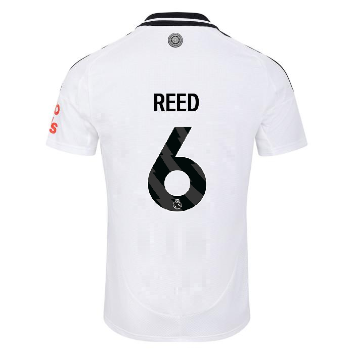 fulham 2425 adult home shirt  – 6 harrison reed – adi01008-02 Fulham Kits | Top Collection For Every Supporter