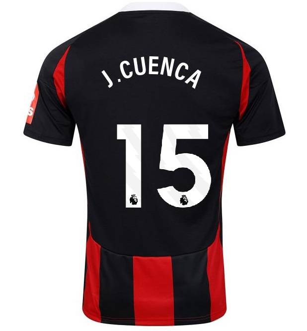 fulham 2425 youth away shirt – 15 jorge cuenca – adi01075-02 Fulham Kits | Top Collection For Every Supporter